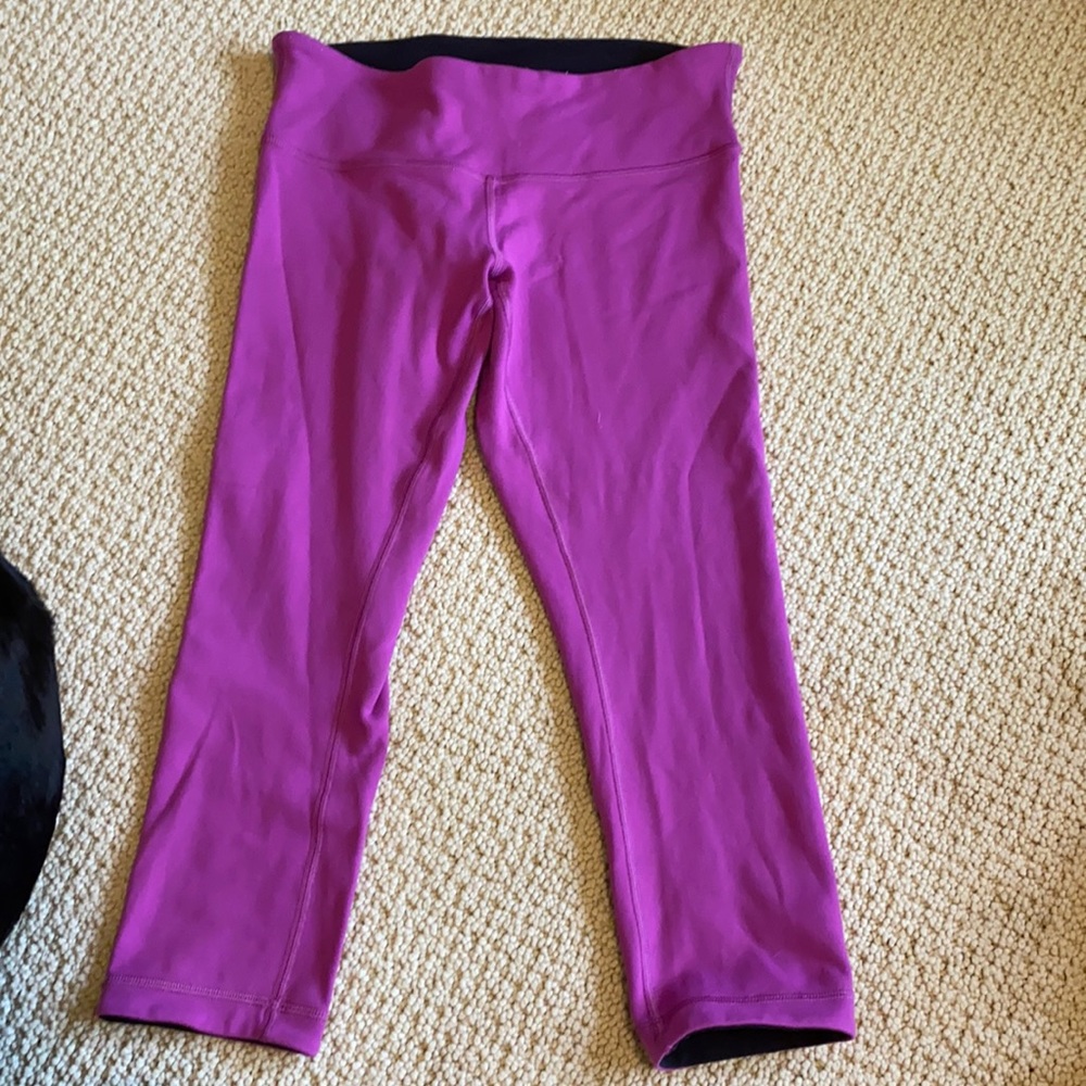 Reversible Lulu Lemon Cropped Leggings
